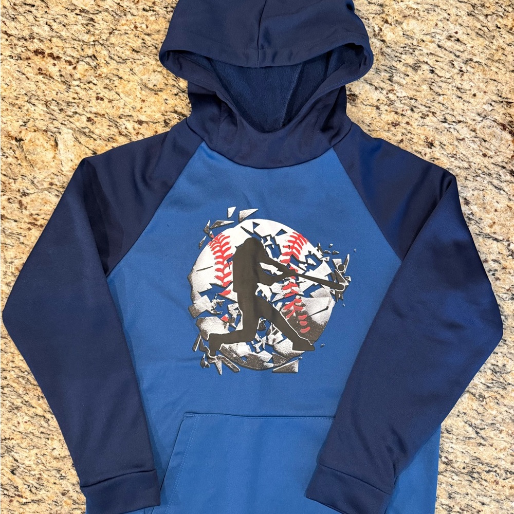 Tek Gear WarmTek Blue Hoodie Size 14-16